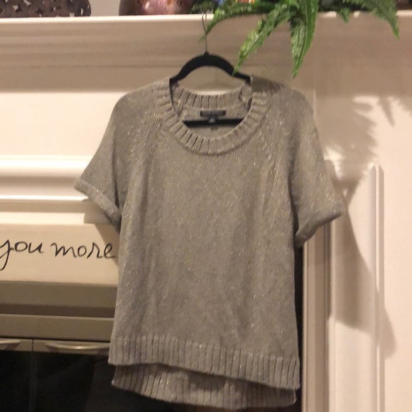 Banana Republic Shimmery sweater top - Picture 2 of 8